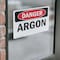 Signmission Argon Danger Sign, Vinyl Decal, 14in W x 10in L, 2PK OS-2PACK-DS-D-1014-L-1032 - alternate 6